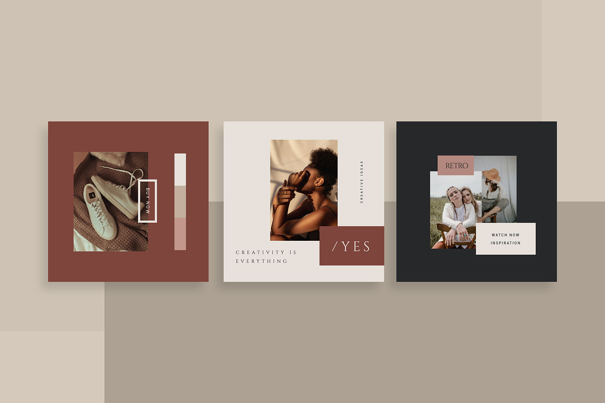 Fashion & Lifestyle V2 Instagram Kit, a Social Media Template by Design District (Photo 9 of 20)