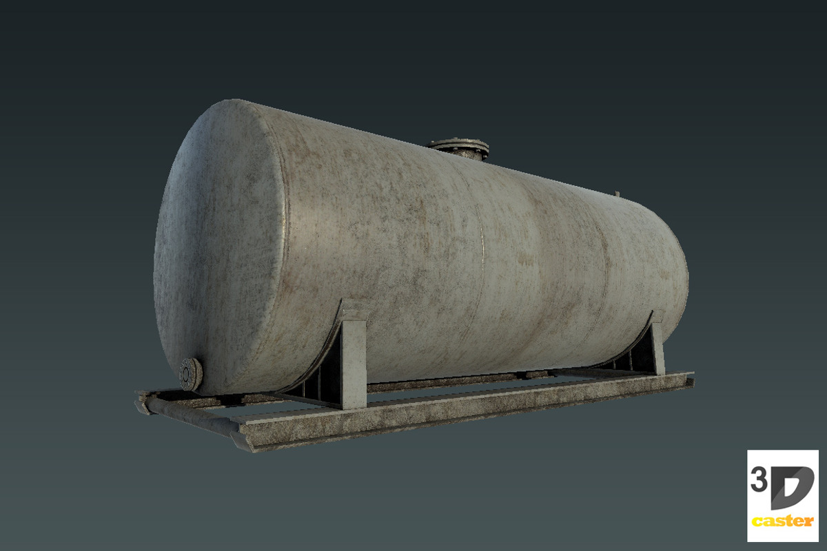 Water Storage Tank Big, an Object 3D Model by 3DCaster (Photo 3 of 5)