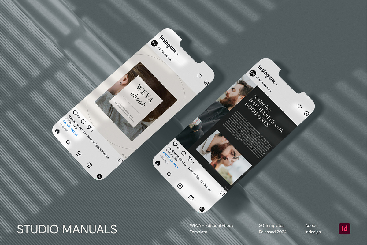 WEVA – Editorial Ebook Template, a Social Media Template by Studio Manuals (Photo 6 of 8)