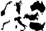192 World Countries Maps, an Animal Illustration by Character (Thumbnail 6 of 6)