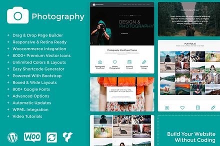 Photography Gallery WordPress Theme