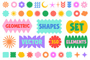 350 VECTOR GEOMETRIC SHAPES SET, an Object Graphic by craftlove (Thumbnail 1 of 4)