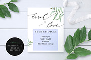 Drunk in Love Sign Template, Aurora, an Invitation Template by Alice Bluefox (Thumbnail 6 of 7)
