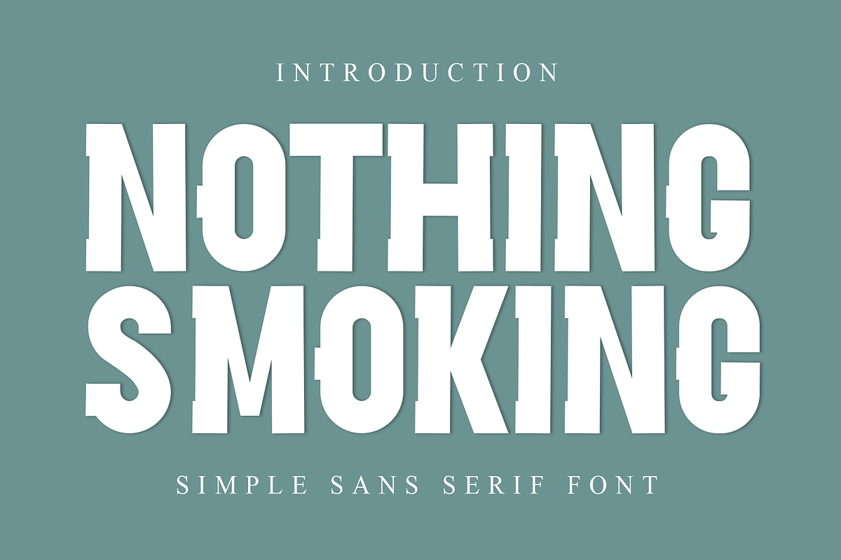 Nothing Smoking, a Script Font by InermediaSTUDIO (Photo 1 of 7)