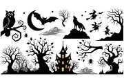 Dark Halloween Forest Design, a Graphic by BIPLOB EXPERT (Thumbnail 12 of 13)