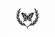 Nature Butterfly Vector Art, an Illustration by balal (Thumbnail 2 of 9)