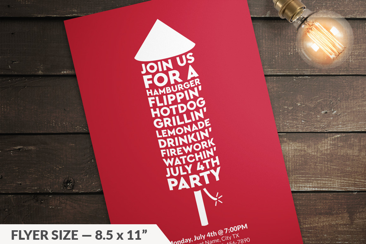 July 4th Invitations, an Invitation Template by Designs by Justin Lynch (Photo 4 of 5)