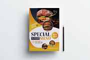 Special Burger Menu Template, a Flyer Template by obayes (Thumbnail 2 of 4)