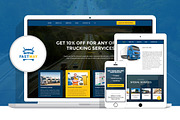 FastWay - Transportation Company, a WordPress Template by Zemez (Thumbnail 1 of 6)