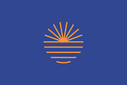 Dawn Logo Badge Sunrise Morning Icon, a Branding & Logo Template by Signatoro (Thumbnail 1 of 2)