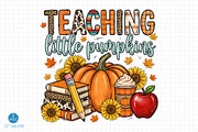 Teaching Little Pumpkins Png, a Seasonal Illustration by Libby Wishes (Thumbnail 1 of 4)