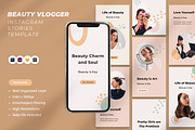 Beauty Vlogger Instagram Stories, a Social Media Template by Rahardi Creative (Thumbnail 1 of 4)
