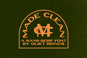 Made Clean - Vintage Inspired Font, a Handwritten Font by Quiet Beings Design Studi (Thumbnail 1 of 9)