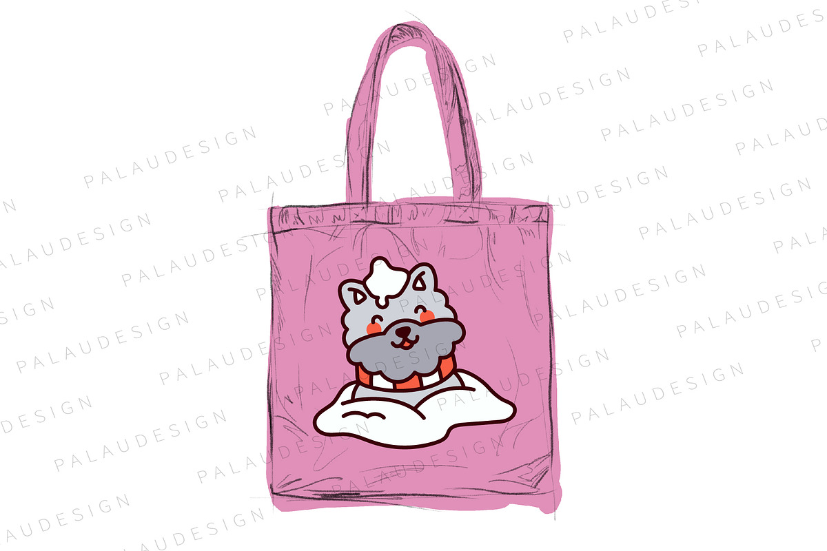 Cute Kawaii Christmas Pet Cat Dog, a Seasonal Illustration by Palau (Photo 5 of 12)