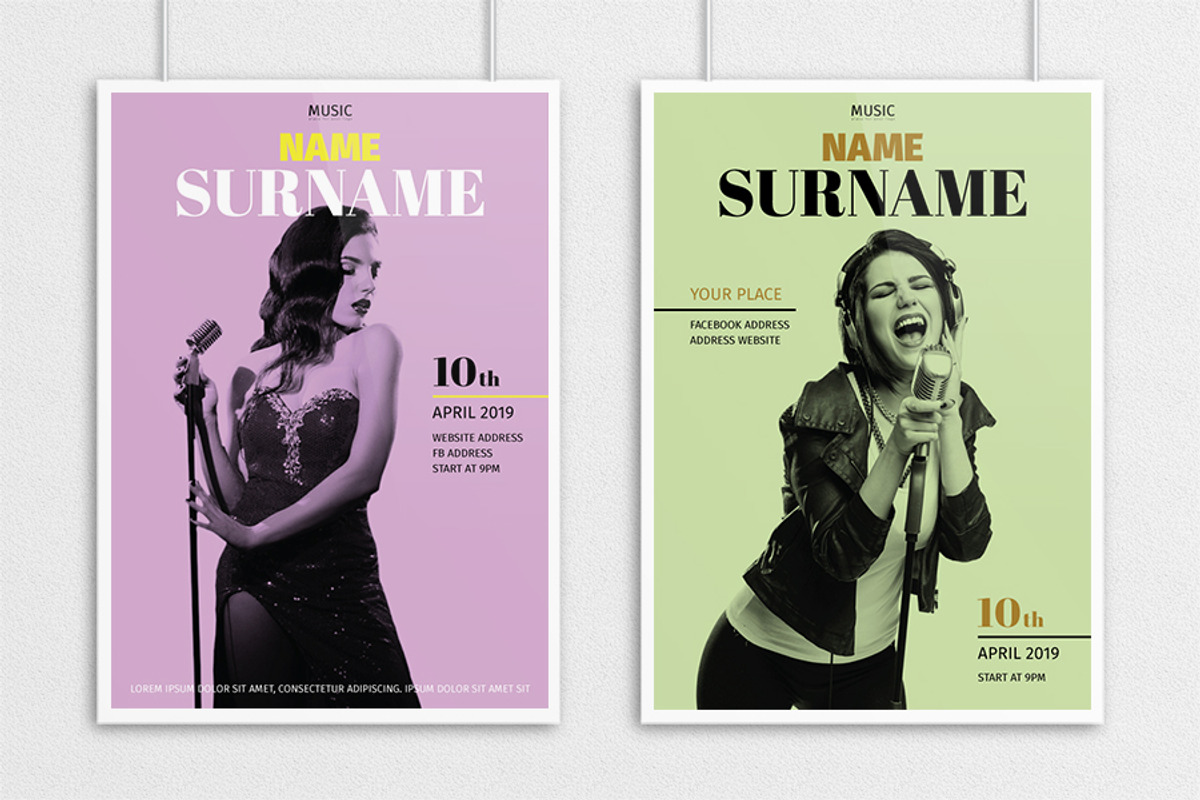 Duotone Poster/Flyer Template, a Flyer Template by Petr Stránský (Photo 3 of 3)