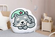Cute Wolf Characters, an Animal Illustration by Palau (Thumbnail 5 of 10)