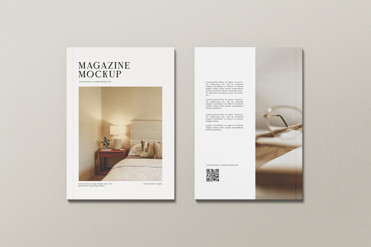 A4 Magazine Mockup Top View, a Books & Magazine Mockup by Graphic Deal (Photo 11 of 14)