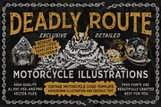 Deadly Route - Apparel Template Logo, a Branding & Logo Template by goodsbyfloyd (Thumbnail 1 of 12)
