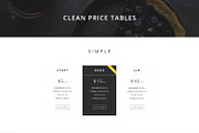 Clean Price Tables, a Templates & Theme by TarasKot (Thumbnail 6 of 6)