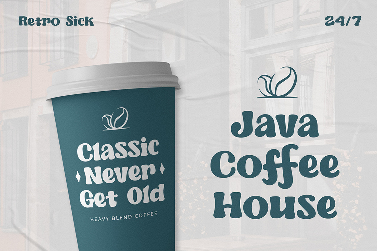 Retro Sick - Bold Serif Typeface, a Serif Font by Typefactoryco (Photo 6 of 8)