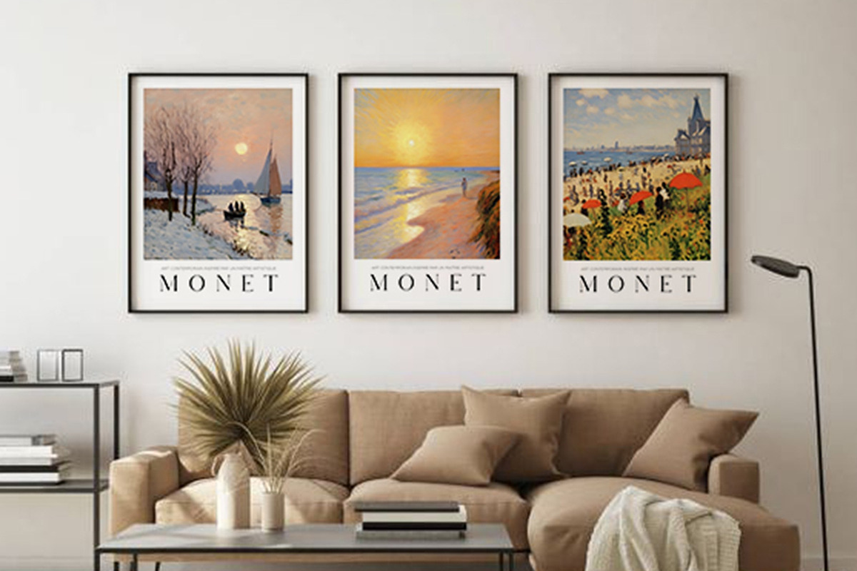 Art Poster Echoing Monet's Style, a Decorative Illustration by Vibrand Studio (Photo 4 of 14)