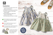 Girls Cotton Sun Dress Canva Mockup, an Apparel Mockup by Mockup Scene (Thumbnail 8 of 15)