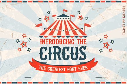 The Circus Font, a Font by Salt & Pepper Designs