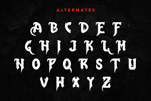 Zero Mistake - Cool Blackletter Font