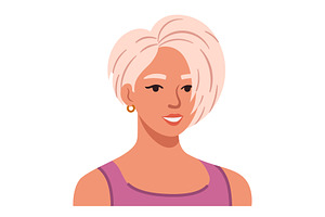 Woman with pixie haircut, a Person Illustration by Yayasya