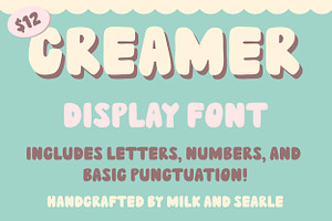 Creamer Display Font