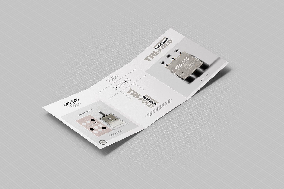 Tri-Fold Brochure Mock-up 2, a Print Template by Nevada63 (Photo 3 of 3)