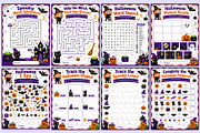 2027 Halloween Activity Book Kids, a Stationery Template by Mustafiz (Thumbnail 4 of 5)