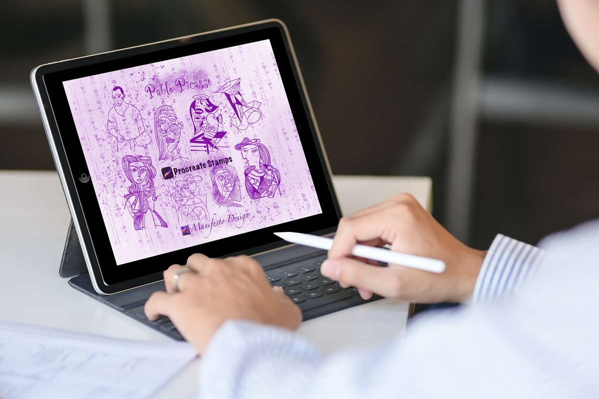 Pablo Picasso Procreate BUNDLE V 5, a Brush Add-On by Manifesto Design Gallery (Photo 14 of 17)