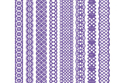 Purple Lace Clipart & Vectors, an Illustration by Amanda Ilkov (Thumbnail 3 of 5)