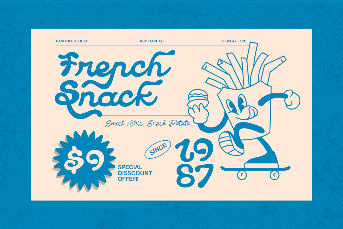 Glaigo - Fun Rounded Script, a Script Font by Pandeka Studio (Photo 3 of 9)