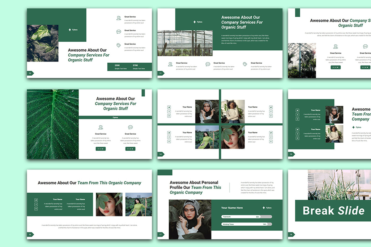 Fylora - Organic Botanic Keynote, a Presentation Template by Raseuki (Photo 3 of 6)