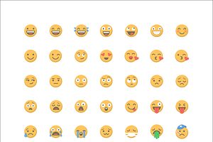 Emoticon Emoji - 63 Vector Icons
