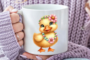 Watercolor Cute Little Ducks Clipart, an Illustration by Rose Art (Thumbnail 7 of 7)