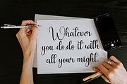 Blackboard | Script Font, a Handwritten Font by Scratchones (Thumbnail 5 of 8)