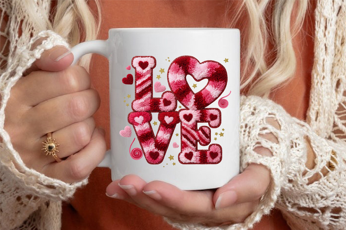 Faux Yarn Valentine Png Valentines L, an Illustration by designcity5 (Photo 3 of 9)