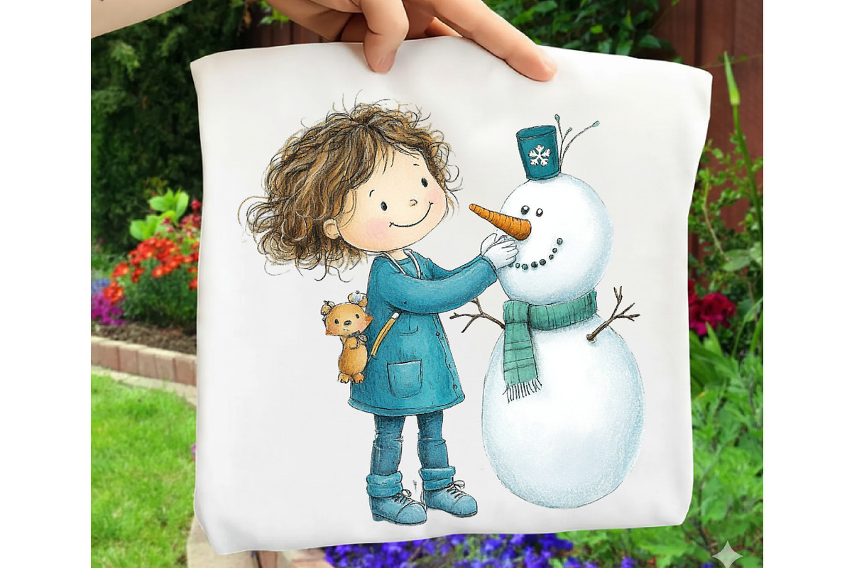 Whimsical Christmas Nurse Clipart, an Illustration by OK Design (Photo 2 of 6)