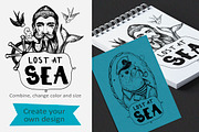 Lost at sea. Illustrations set, an Animal Illustration by Aksol (Thumbnail 4 of 6)