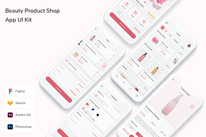 Beauty Product Shop App UI Kit