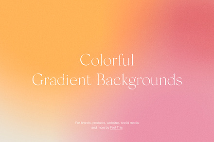 Colorful Grainy Gradient Textures PS, an Object Graphic by Feel This