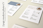 Modern Photo CV Template CANVA, a Resume Template by Jay Luxe Creative (Thumbnail 2 of 5)