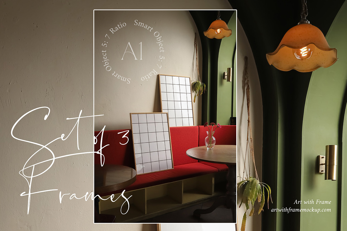 Aesthetic Paris Cafe - Frame Mockup, a Product Mockup by ArtwithFrame (Photo 17 of 21)