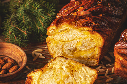 Sweet bread babka, a Background Photo by Grafvision photography