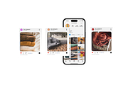 Instagram Post and Stories Mockup, a Device Mockup by Sweetdady (Thumbnail 3 of 8)