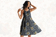 Ethnic Floral Seamless Pattern, a Pattern Graphic by StudioGlouna (Thumbnail 7 of 10)