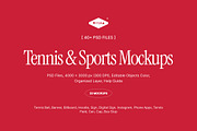 Tennis, Apparel & Sports Mockups, an Apparel Mockup by Vitora Mockup (Thumbnail 2 of 10)